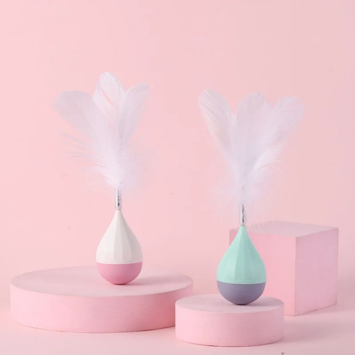 Wobble Tumbler — Interactive Cat Toy