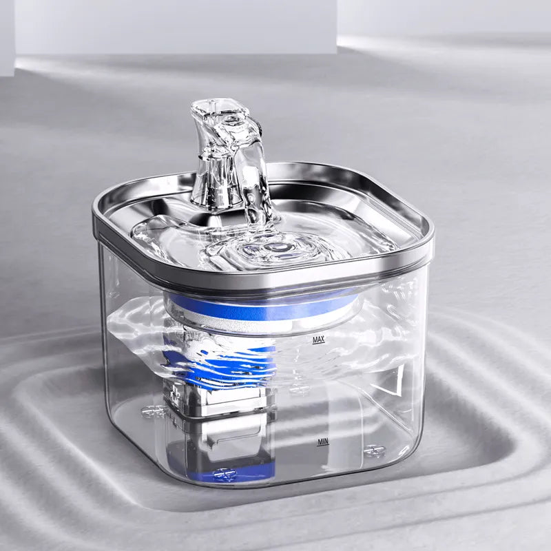 Whisper 2.2L Filtered Water Fountain for Cats & Small Dogs