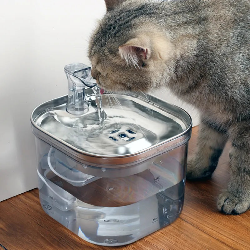 Whisper 2.2L Filtered Water Fountain for Cats & Small Dogs