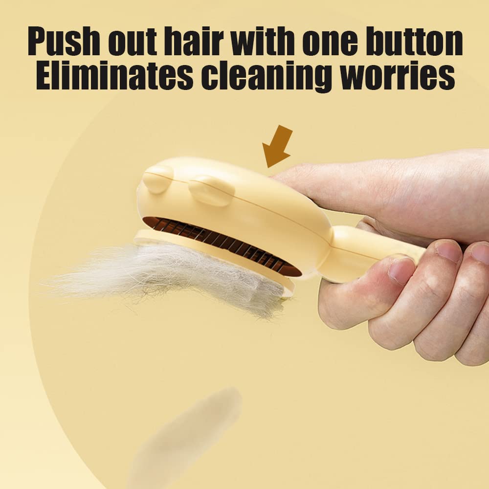 Self-Cleaning Deshedding Brush
