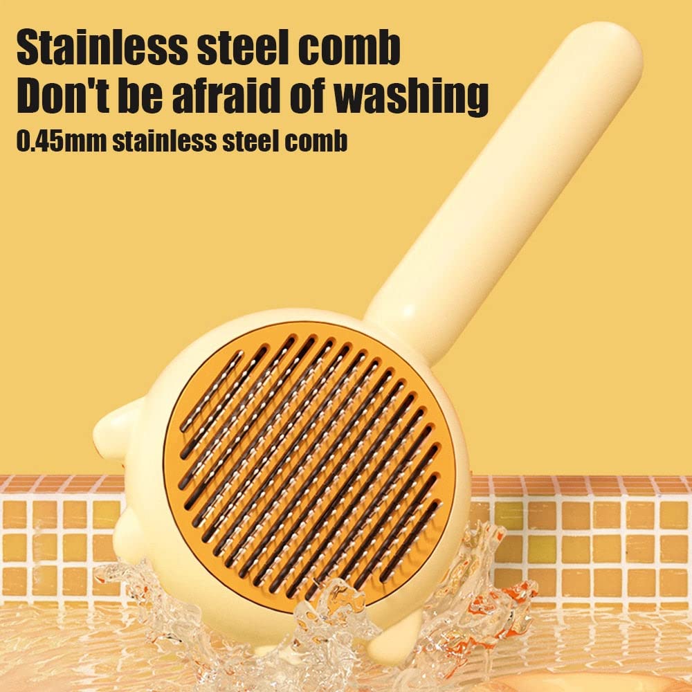 Self-Cleaning Deshedding Brush