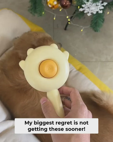 Self-Cleaning Deshedding Brush